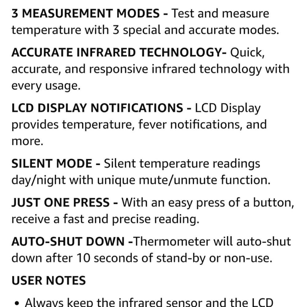 📢SALETODAY18$🏷3in1 Smart infared,Thermometer - Picture 2 of 15